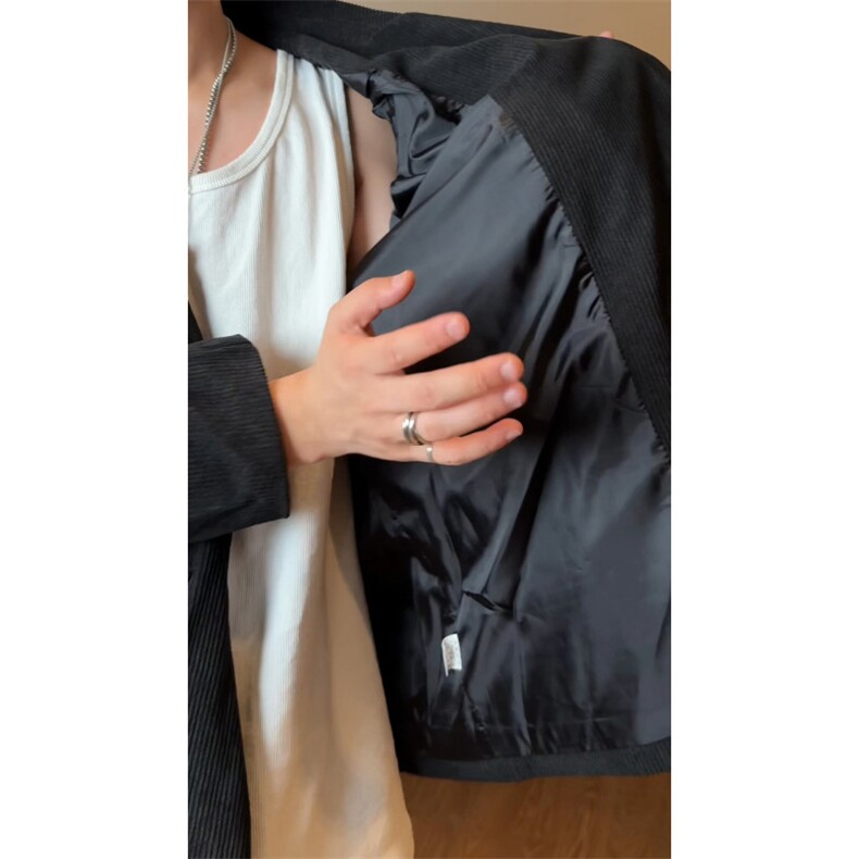 现货WT902-P85控108大码高品质现货灯芯绒印花西装外套,男装西服套装,电商D232
