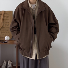 冬季新款棉衣男日系复古加棉加厚宽松立领棉服外套MJ56-P77，男装棉衣，星座208-5