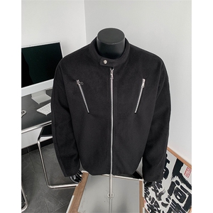 多拉链小众设计感夹克男生秋季潮牌棒球服外套XZ514-2-24264-P115图片