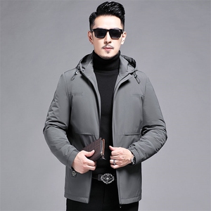 B22494钱塘2020-3冬季新款90白鹅绒男士高端羽绒服可脱卸帽P251图片