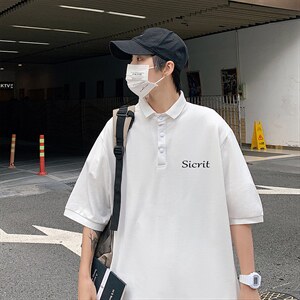 PL57098-P35翻领短袖polo衫男大码胖子半袖t恤男有领保罗衫模特,男装Polo衫,电商A040