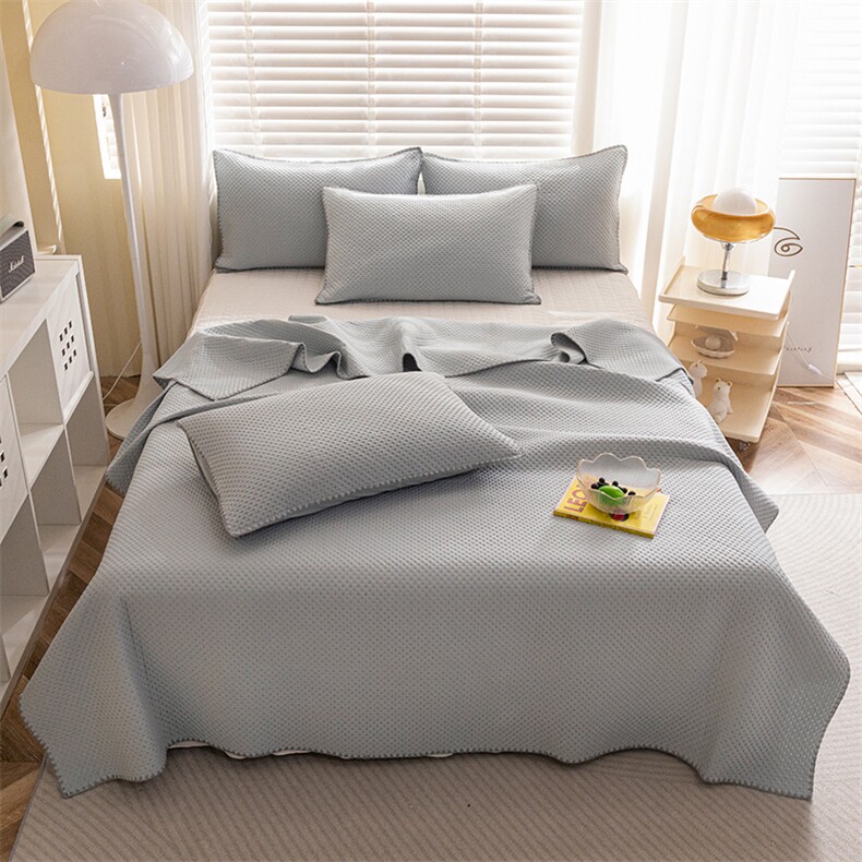 新款A类泡泡棉提花抗菌超声波盖毯，毯子，一起卖家纺