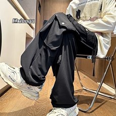 XZ616春季新款冰丝工装裤设计款垂感休闲裤TY2429P65控78，男装休闲裤，星座512A（原616）