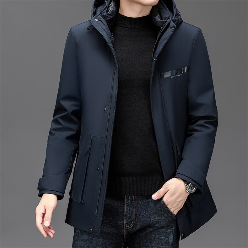 NN8315钱塘2020-3冬季厚款商务休闲简约中年男士羽绒服P215,男装羽绒服,钱塘207-3