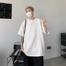 2024夏季新款肌理感针织短袖男美式潮牌半袖T恤现货T1786-P38，男装T恤，星座512-4