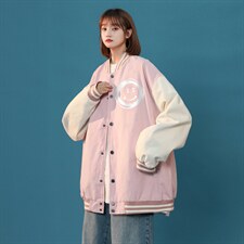 中性风春秋季情侣棒球服男女休闲夹克女时尚外套男BQF265-P50,男装夹克,电商B371
