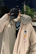 MM48165-P130冬季大毛领棉衣男士大码加厚棉袄男棉服，男装棉衣，电商A040