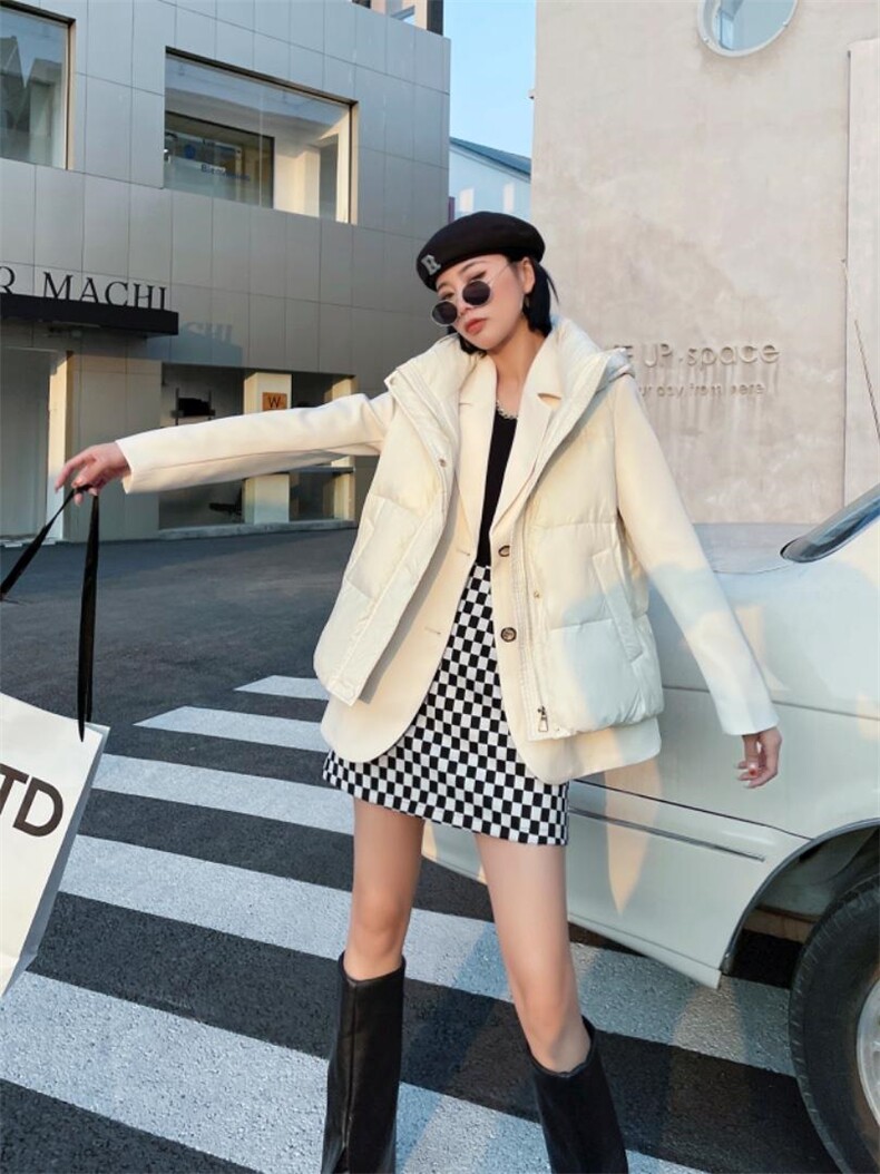 假两件套，90绒两色三码，其它，伊艺不舍