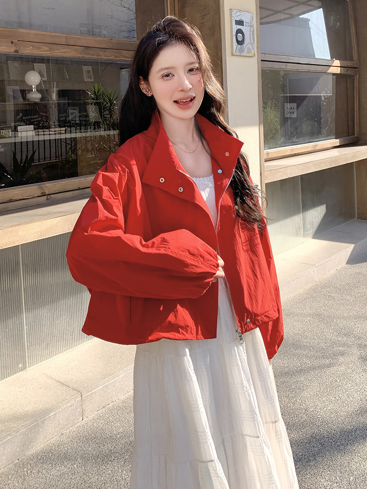大货立领夹克外套4色2c309-2512-p125-k188,女装短外套,2C309