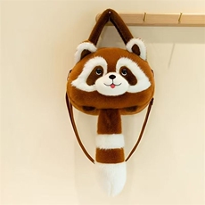 璟旭毛绒玩具 浣熊包