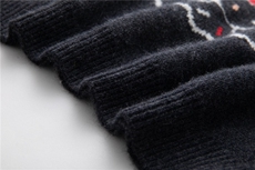 2025年秋季时尚百搭通勤简约休闲加厚小猫圆领，女装羊绒衫，轩妮羊绒