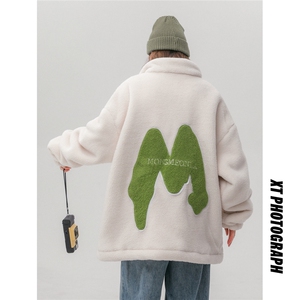 羊羔毛棉衣外套加厚棉服夹克厚港风日系棉袄1016-1 W57 P118 K158图片