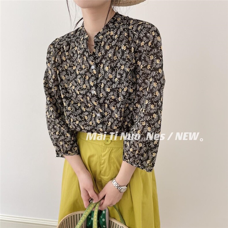 碎花小衫，好卖，女装，麦缇诺