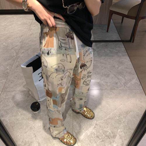 印花长裤，女装，XTZ style
