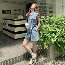 现货高档面料印花衬衫短裤两件套2C090-8875-P155-K228，女装套装/套裙，2C090