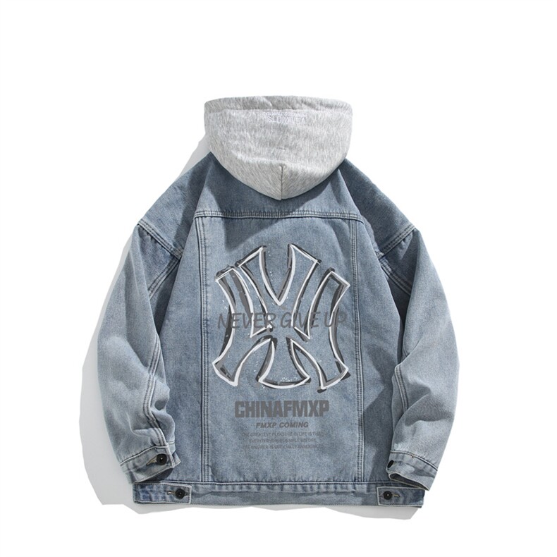 现货连帽牛仔棉服男士冬季加厚保暖羊羔毛棉衣棉袄子MY2227-P110,男装棉衣,星座1103-3