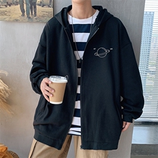 KS21238-P38加绒-P43连帽开衫卫衣男运动外套大码班服，男装卫衣，电商A040