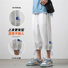 转化5.8%！！2023夏季男士七分裤百搭宽松学生短裤DK02P40，男装休闲裤，电商B220