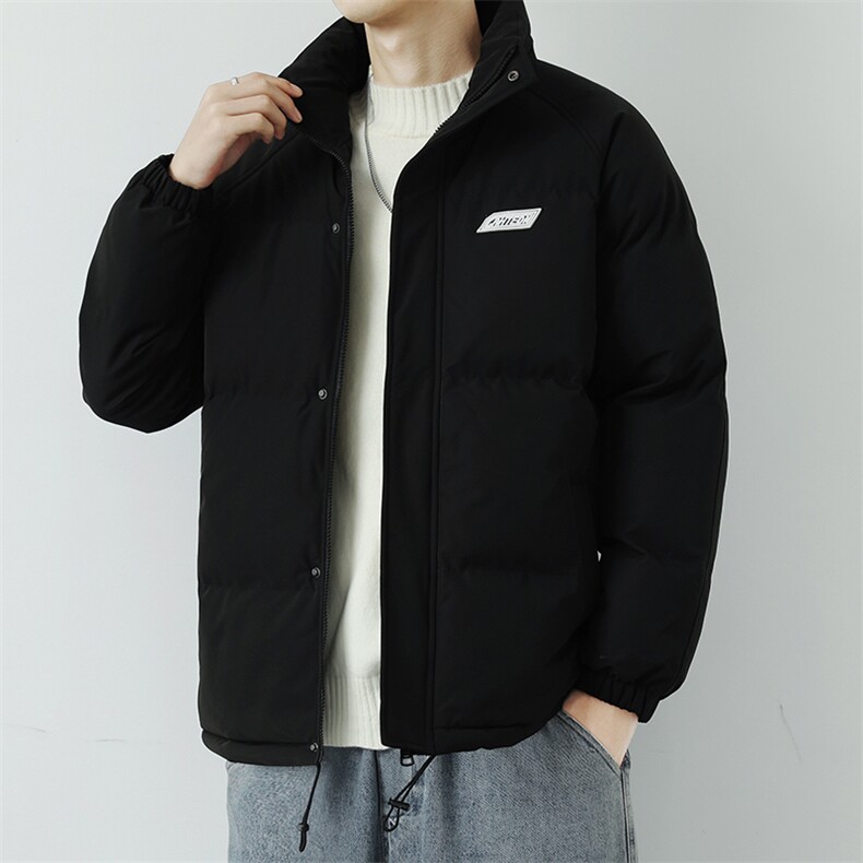 新款男百搭设计感纯色情侣日系无影墙棉衣M065-P90控148,男装棉衣,星座717
