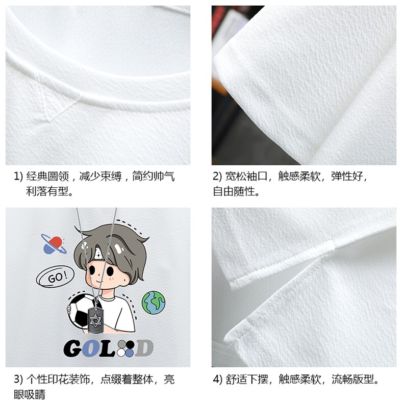Q11207-P30春夏季七分袖t恤男大码五分袖男短袖中袖展架,男装T恤,电商A040A