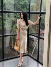 醋酸裙＋小香套装，女装职业装，GN