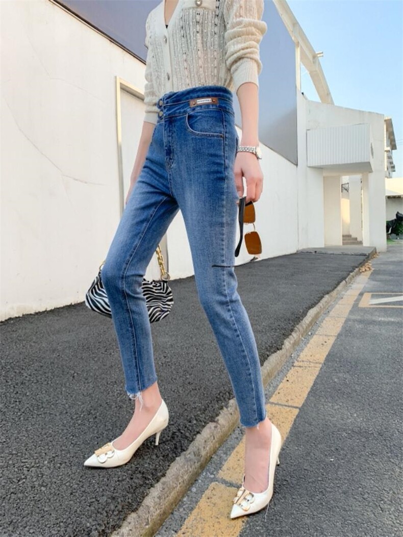 小脚裤，女装，雪儿诱惑