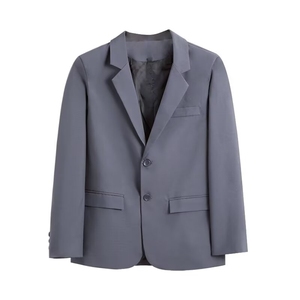 抖音品质春男西服二粒单排扣偏西新郎结婚外套大码S-4XL XZ02 P50图片