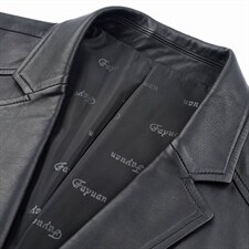 DLSN8050-1新款2021皮衣男头层牛皮西装商务休闲男西服P1080图片