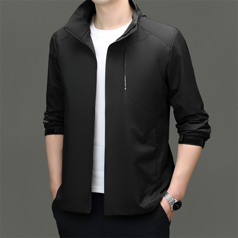 男装冲锋衣外套男士春秋季户外运动登山服红色本命年休闲夹克男款,男装夹克,钱塘6003（原4033）