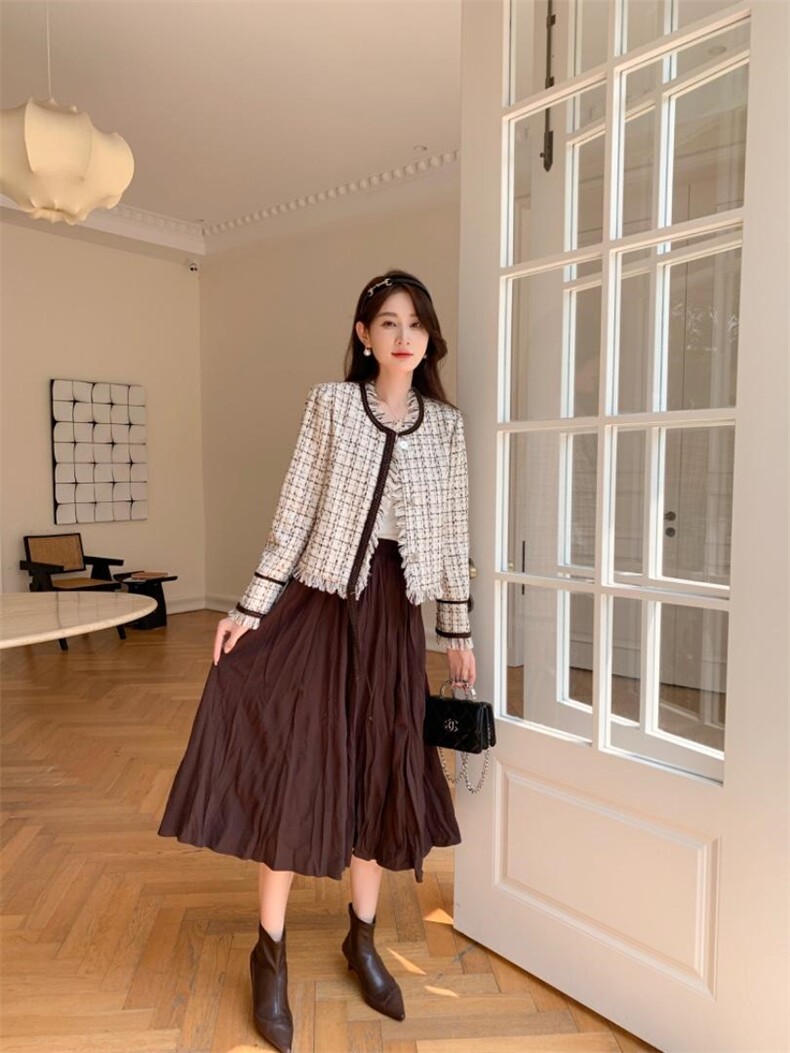 韩版时尚甜美淑女可爱拉毛外套，其它，荷塘月色