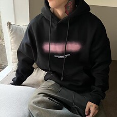 美式霓虹渐变连帽卫衣男女秋冬新款加厚情侣帽衫WY780加绒-P32，男装卫衣，星座208-5