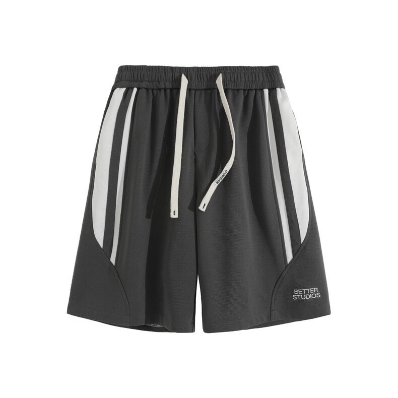 美式侧边条纹凉感撞色刺绣休闲冲锋短裤X416B-1-DK3106-特P28控58,男装牛仔裤,星座416B-1