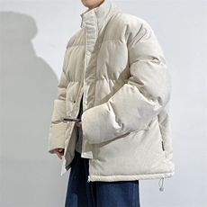 羽绒棉服男冬季休闲冬装潮牌加厚保暖灯芯绒外套男M0776-P105，男装棉衣，星座308B-2