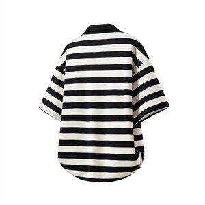 1美式条纹短袖polo衫男大码M-5XL翻领潮流短袖T恤男DP8761P40控59图片