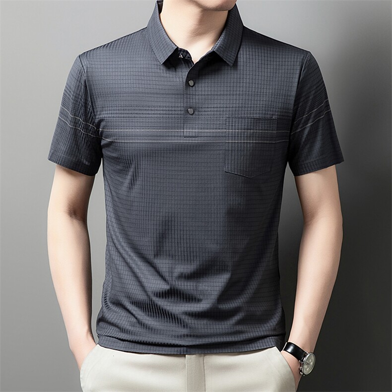 2026夏季休闲时尚Polo衫男短袖夏季青年百搭T恤男上衣QP1821-P63,男装T恤,星座1105-3