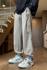 ！2025秋冬新款男士束脚运动裤百搭卫裤WK2058特P45加绒P55，男装休闲裤，电商B220