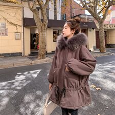 本店主推爆款点击转化超高工装棉服兔毛内胆H666P175K258，女装棉衣/棉服，浙宝296A