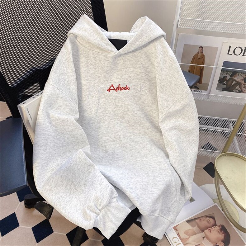 万针刺绣结构设计重磅秋冬全棉高品质美式高街连帽卫衣外套Y7805，男装卫衣，电商A486