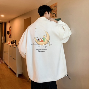 麂皮绒夹克男大码立领褂子外套JK85416-P68 加绒款-P78图片