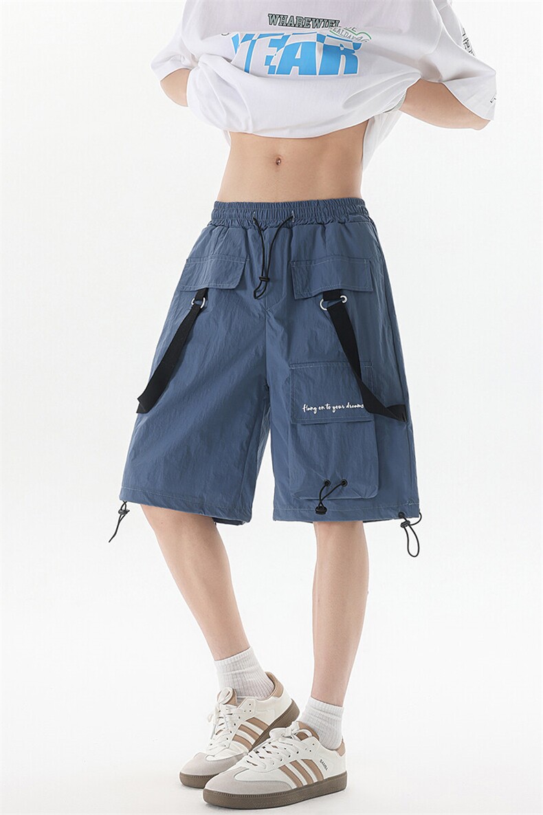 8XL-M特大码肌理感五分裤户外登山裤冲锋裤短裤男DK1502P49控68,男装牛仔裤,电商D206-1