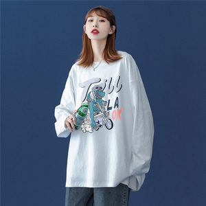 ！2023春季新品潮流行恐龙Fashion长袖T恤潮  T115 P25控38图片