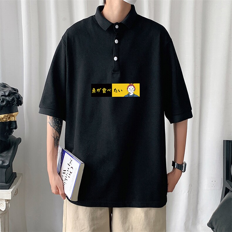 PL57012-P35翻领短袖polo衫男大码胖子半袖t恤男有领保罗衫模特,男装Polo衫,电商A040