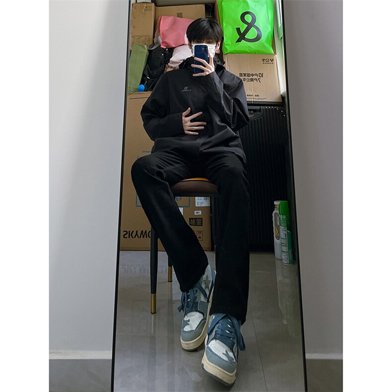 B221美式ins高街暗黑小众修身弹力休闲牛仔裤LK23010-P60控78,男装牛仔裤,电商B221
