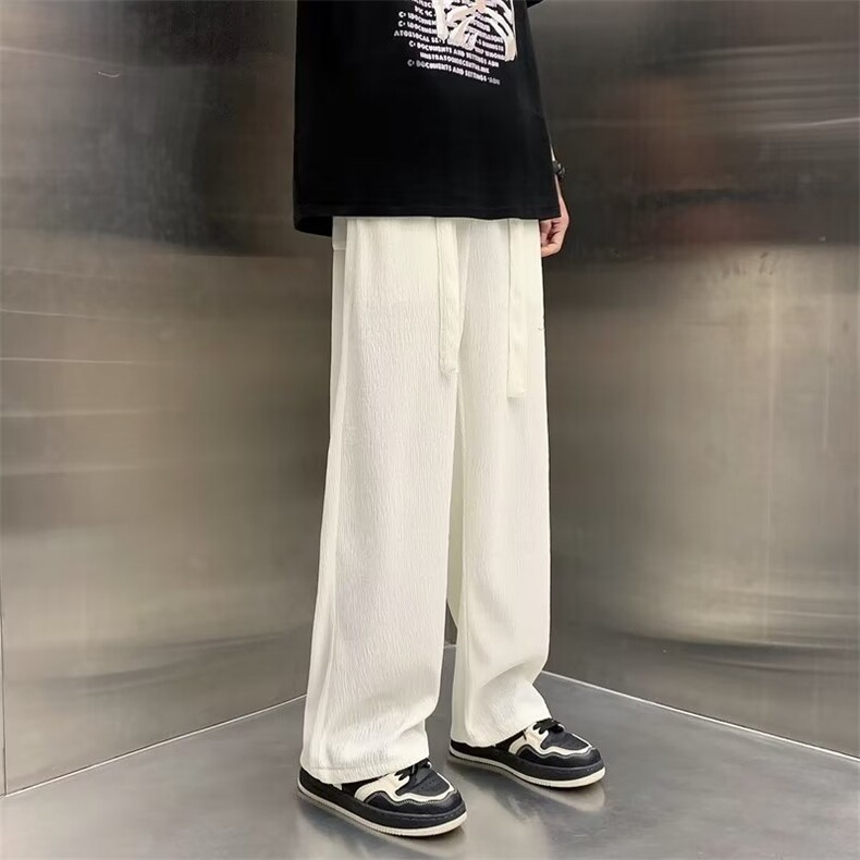 男春夏新款青少年时尚休闲裤冰丝皱A226P32,男装休闲裤,星座1116-2