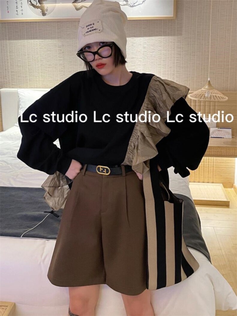 秋季五分裤中裤百搭单品，其它，LC裤子