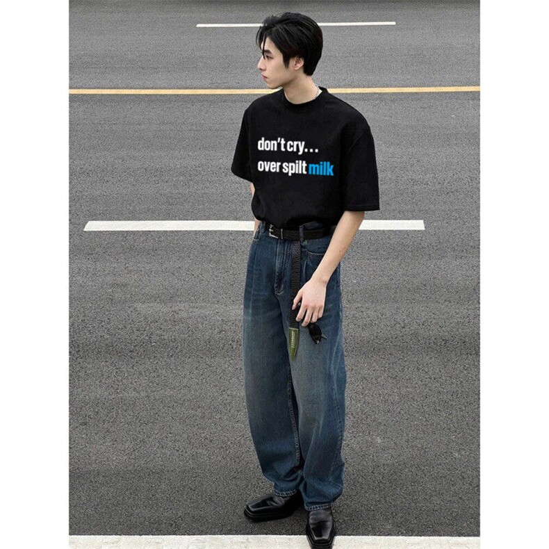 XZ809A/BBBT37/P20/控38重磅印花美式复古圆领T恤,男装T恤,星座809A(原222-1)