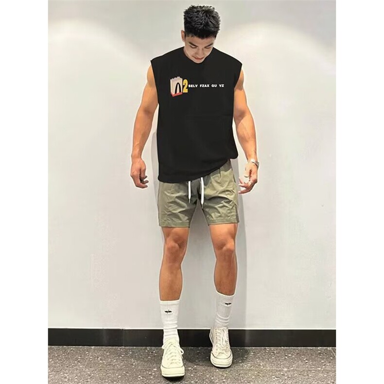 1506/QM950/P33潮美式趣味麦当劳短袖T恤新款宽松重磅情侣上衣,男装T恤,星座1506