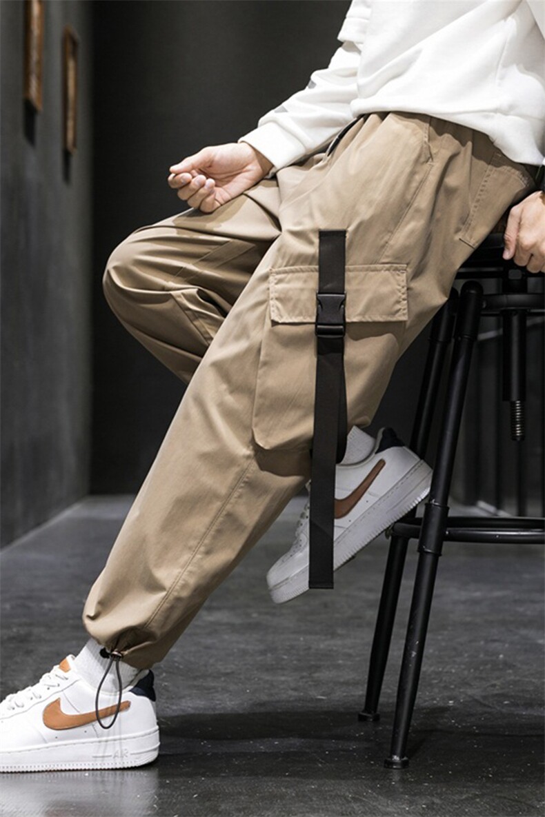 2021秋冬新款潮牌工装裤男士潮流百搭休闲运动裤A438,男装休闲裤,电商A438