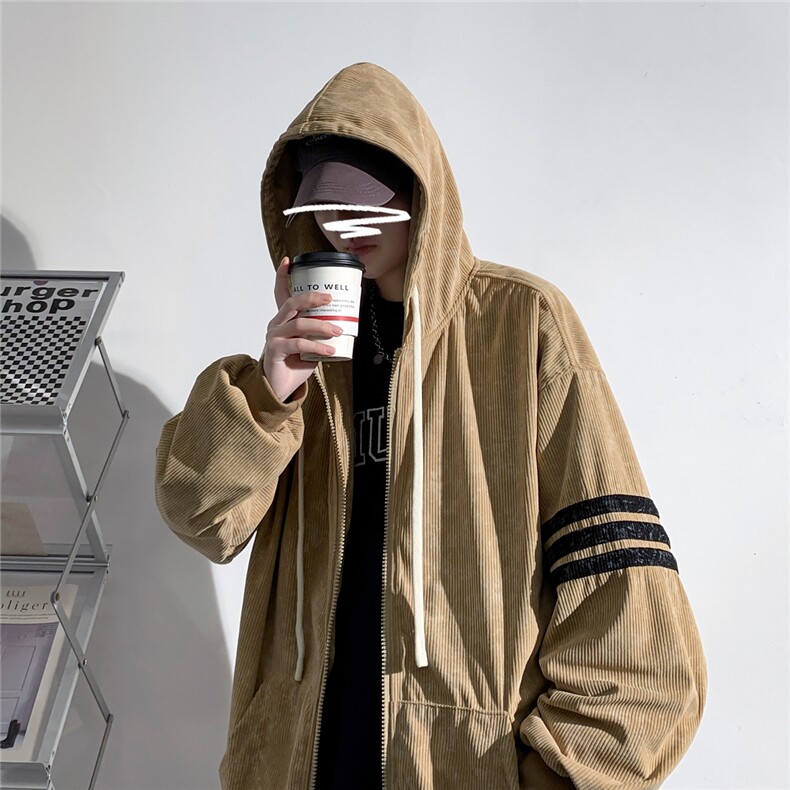 2025秋装新款扎染工艺时尚连帽卫衣休闲男士夹克外套WY881-特P60,男装夹克,电商A006