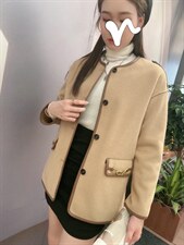 呢料宫廷风外套，其它，米社